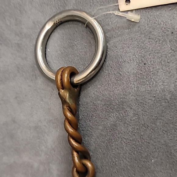 Reinsman Pony Snaffle Horse Bit #118 Mini Ring Snaffle Twisted Wire Copper - Picture 2 of 5